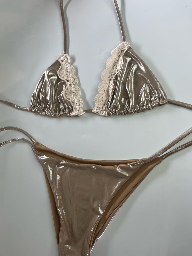 Image of Lace gloss bikini