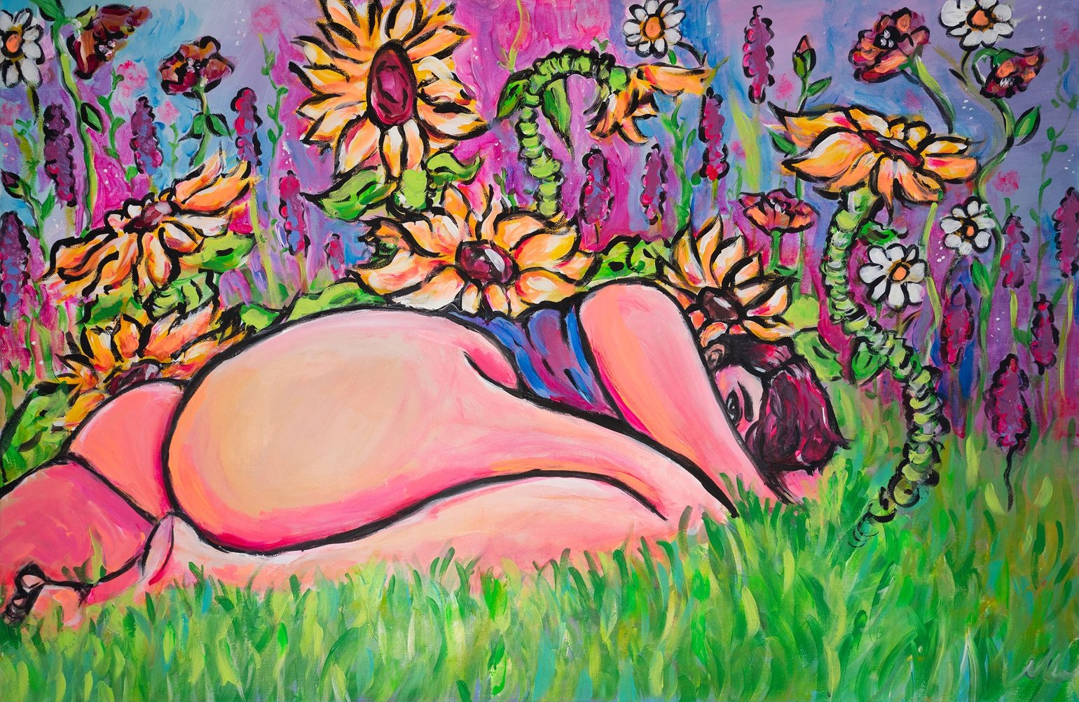 Image of Alone with the Universe Original Painting