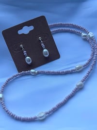 Image 4 of Pastel Pink Freshwater Pearl Studs