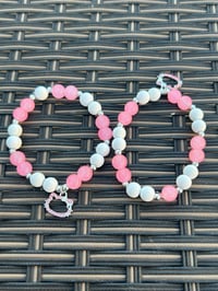 Image 2 of Hello kitty charm bracelet with white accents 