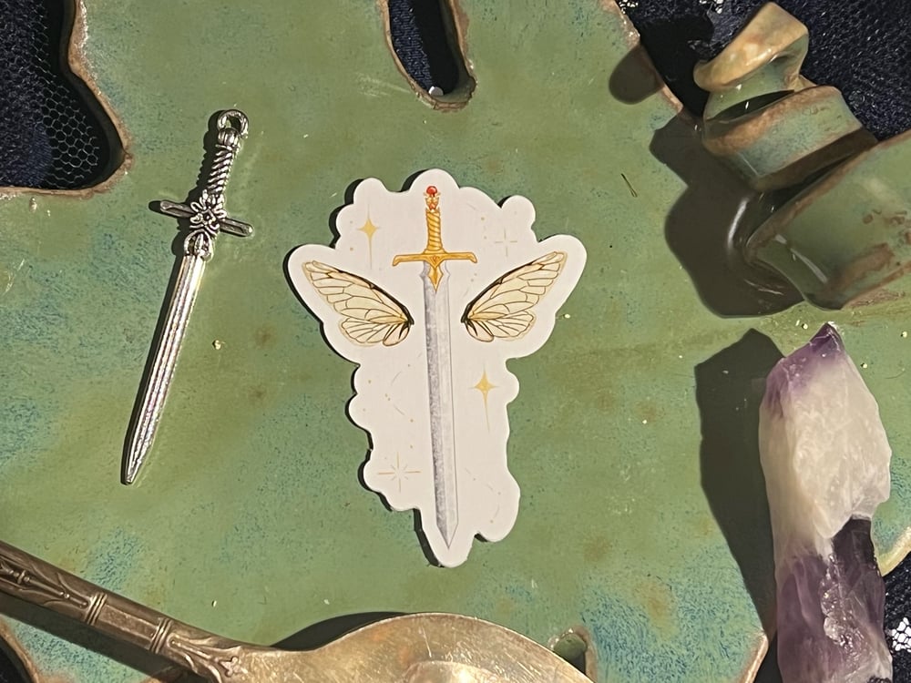 Image of The Enchanted Sword Sticker