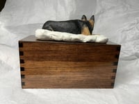 Image 13 of Custom Engraved German Shepherd Urn For Ashes Pet Portrait To Your Photos