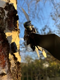 Image 4 of XL Night Dragon Wall Flyer Sculpture