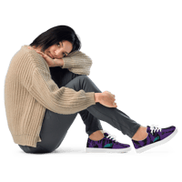 Women’s lace-up canvas shoes