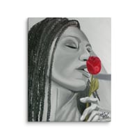 Kissed by a Rose Canvas Print