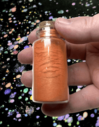 Image 4 of Golden Pumpkin From The Spooky Palette Mica Powder Bottle