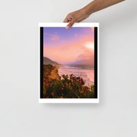 Image 4 of Poster Coastline - Pink