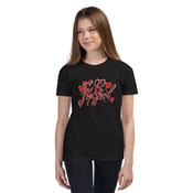 Image of Youth Black & Red FlyGirl Tee
