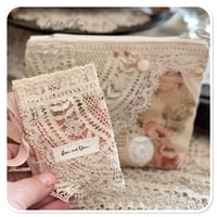 Image 7 of French style sewing zipper purse and needle book and seam binding ribbon