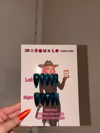 Image 2 of Purple/Blue Cheetah