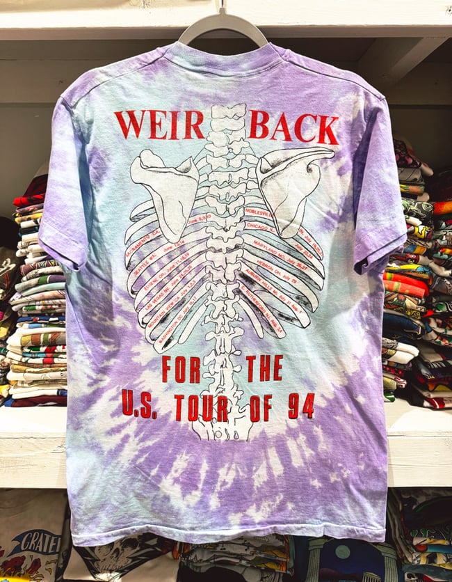 Grateful Dead 1994 Tour ‘Weir Back’ Lot T-Shirt - Fits L