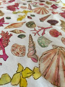Image 2 of Seashell Cotton Linen Fabric By The Metre