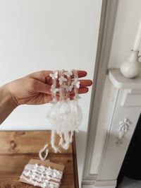 Image 1 of Butterfly tieback - white