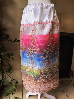Image of Overlay ribbon skirt 
