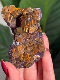 Image 7 of NATURAL RAINBOW IRIDESCENT CUBIC FLUORITE -CHINA- M