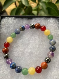 Image 5 of Chakra 6mm bracelet 