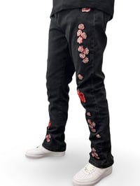 Image 2 of Flowers Convertible Regular Denim 