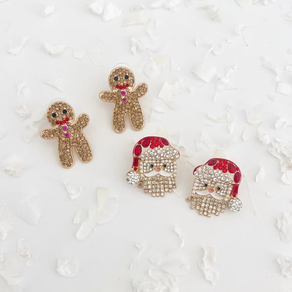 Image of Holiday Bejeweled Earrings