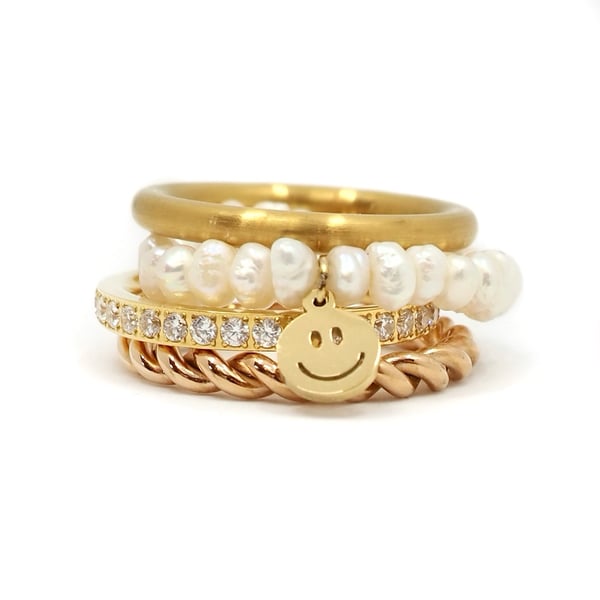 Image of HAPPY SMILE Ring Set