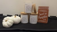 Image 1 of Golden pumpkin candle 