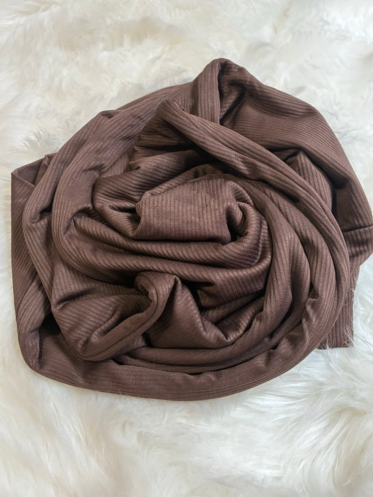 Image of Chocolate thick Ribbed