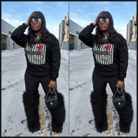 Image 1 of Small-2x Black LOVE COLLECTION 