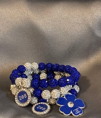 Image 4 of Sorority Inspired Bracelets with Charms