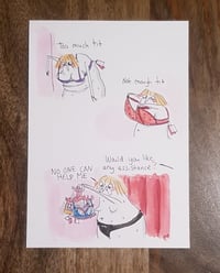 Original drawing - Bra shopping