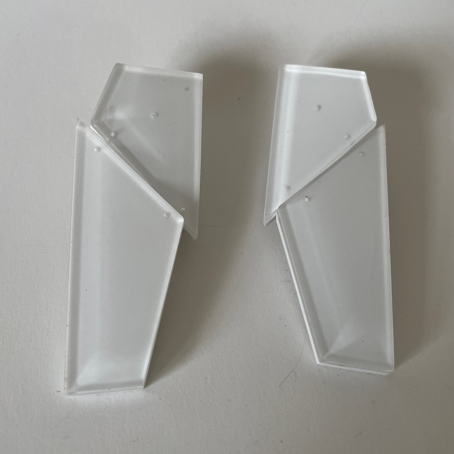 Image of Infinite Lucite Earrings 