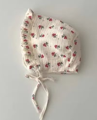 Image 1 of Floral Baby Bonnets