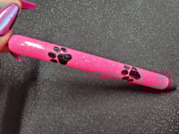 Image 3 of Pink Paw Print Gel Pen