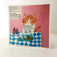 Image 2 of Small square art print -cooked breakfast 