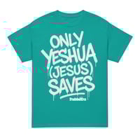Image 5 of Trubledera Only Jesus Saves DryBlend® T-Shirt