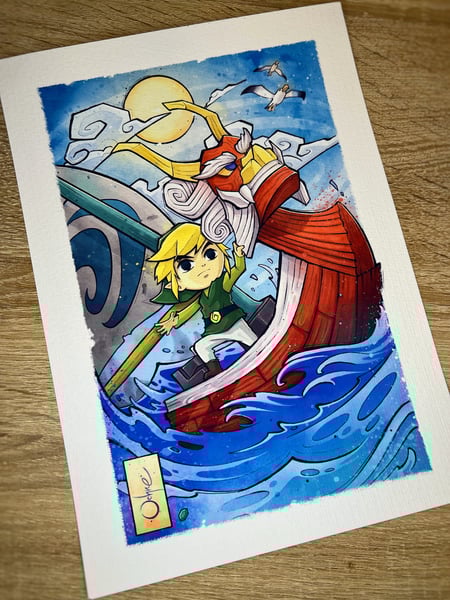 Image of Wind Waker Watercolor