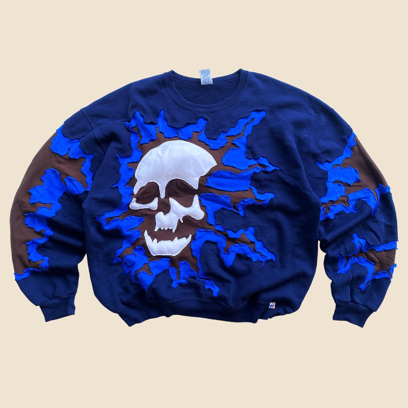 3d hotsell skull sweatshirt