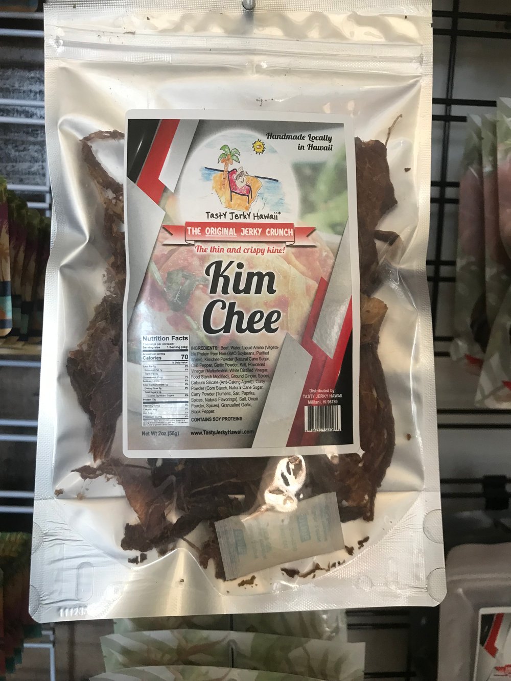 Image of Crispy beef jerky kim chee no sugar added