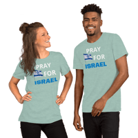Image 9 of Unisex t-shirt (pray for Israel)
