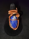 Adjustable Lapis Lazuli Ring #5, Afghanistan 