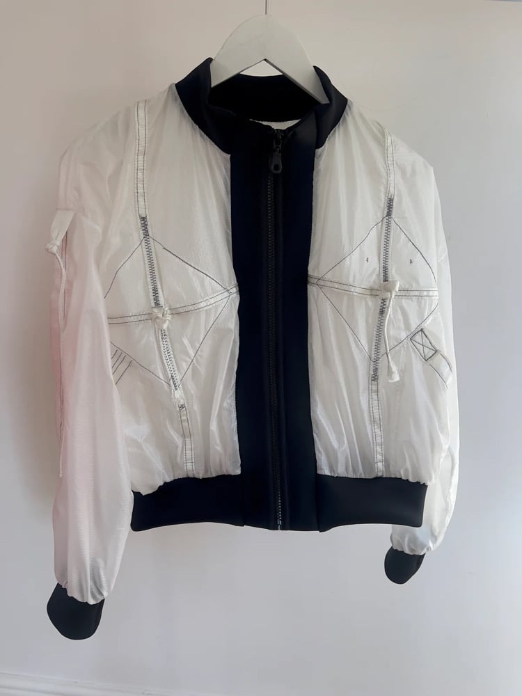 White Parachute Bomber Image 4