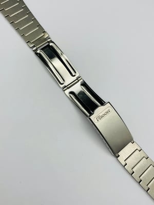 Image of Vintage 1970's heavy duty Ricoh stainless steel watch strap,New Old Stock,mint,17mm