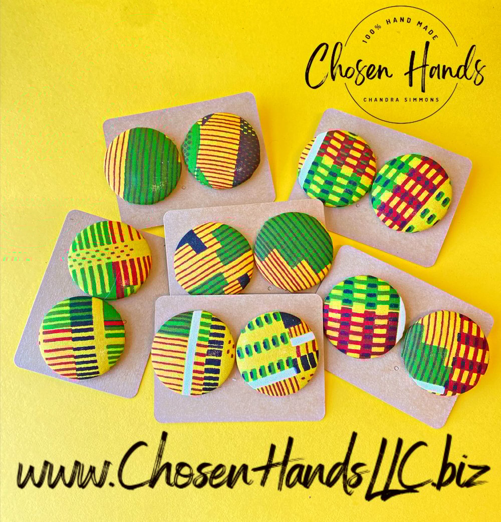 Image of Kute in Kente Earrings