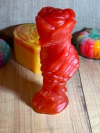 Handcrafted Resin Rose in Hand Statue