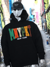 MNYPKT CHENILLE//BLACK HOODIE