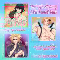Image 1 of [PRE-ORDER] Cherry’s Steamy FAU Pins Wave 4