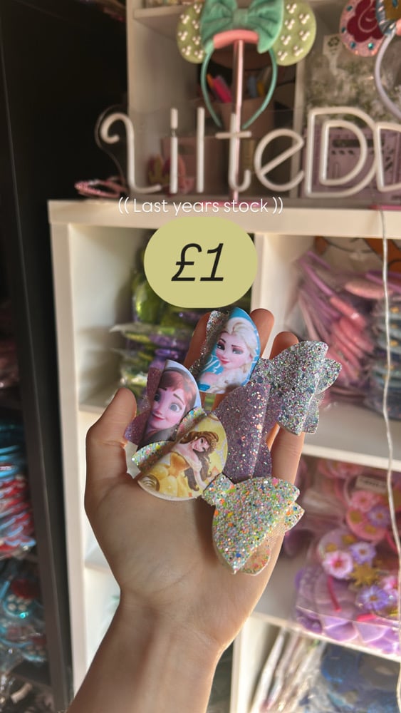 Image of Disney 75p old stock bows 