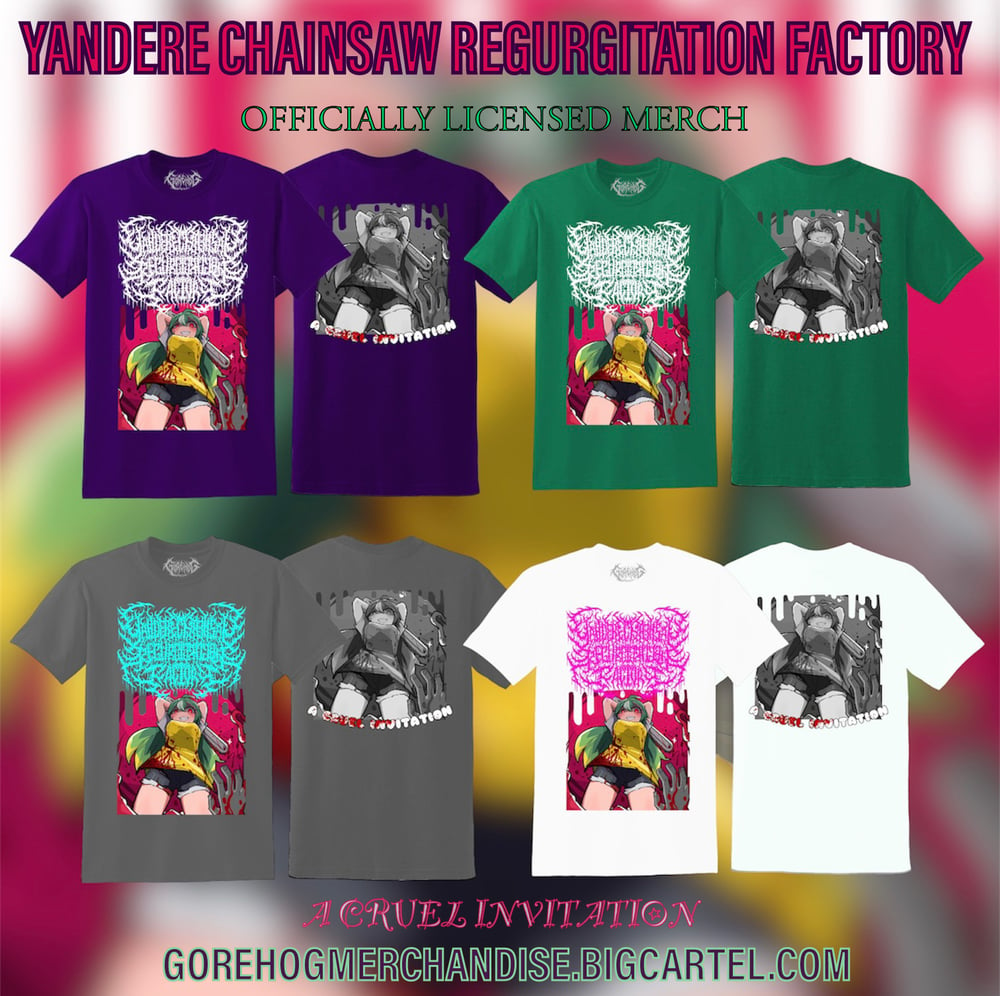 Yandere Chainsaw Regurgitation Factory - Purple/Green/Grey/White