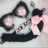 Pink / black 🐱 playset