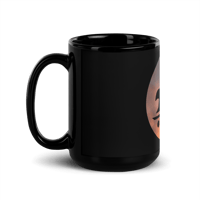 Image 3 of Sunrise Black Glossy Mug