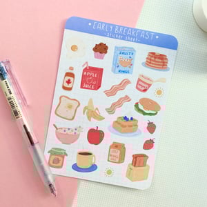 Image of Early Breakfast Sticker Sheet