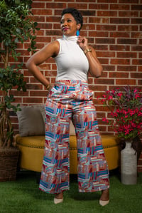 Image 1 of Printed Wide Leg Pant